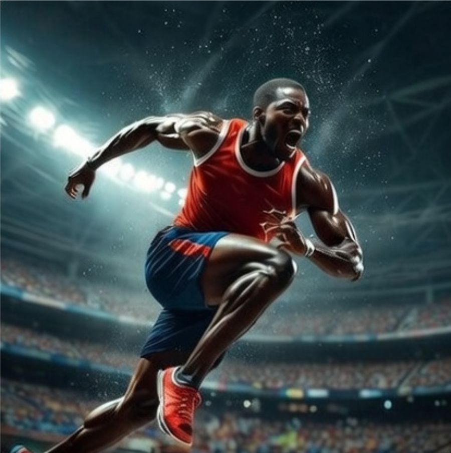 Aerobics class in action